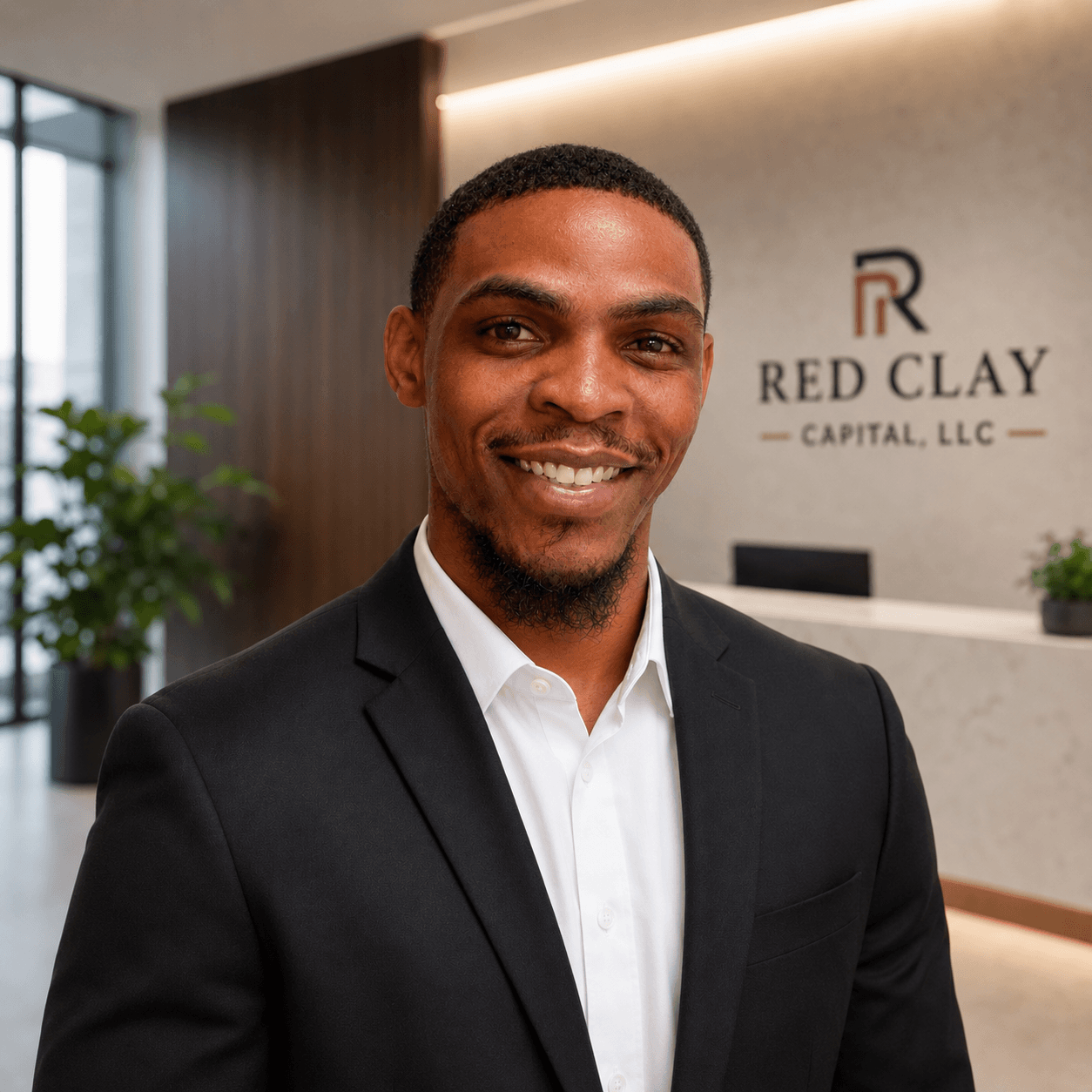 Michael Cobb, founder of Red Clay Capital, in the Red Clay Capital office